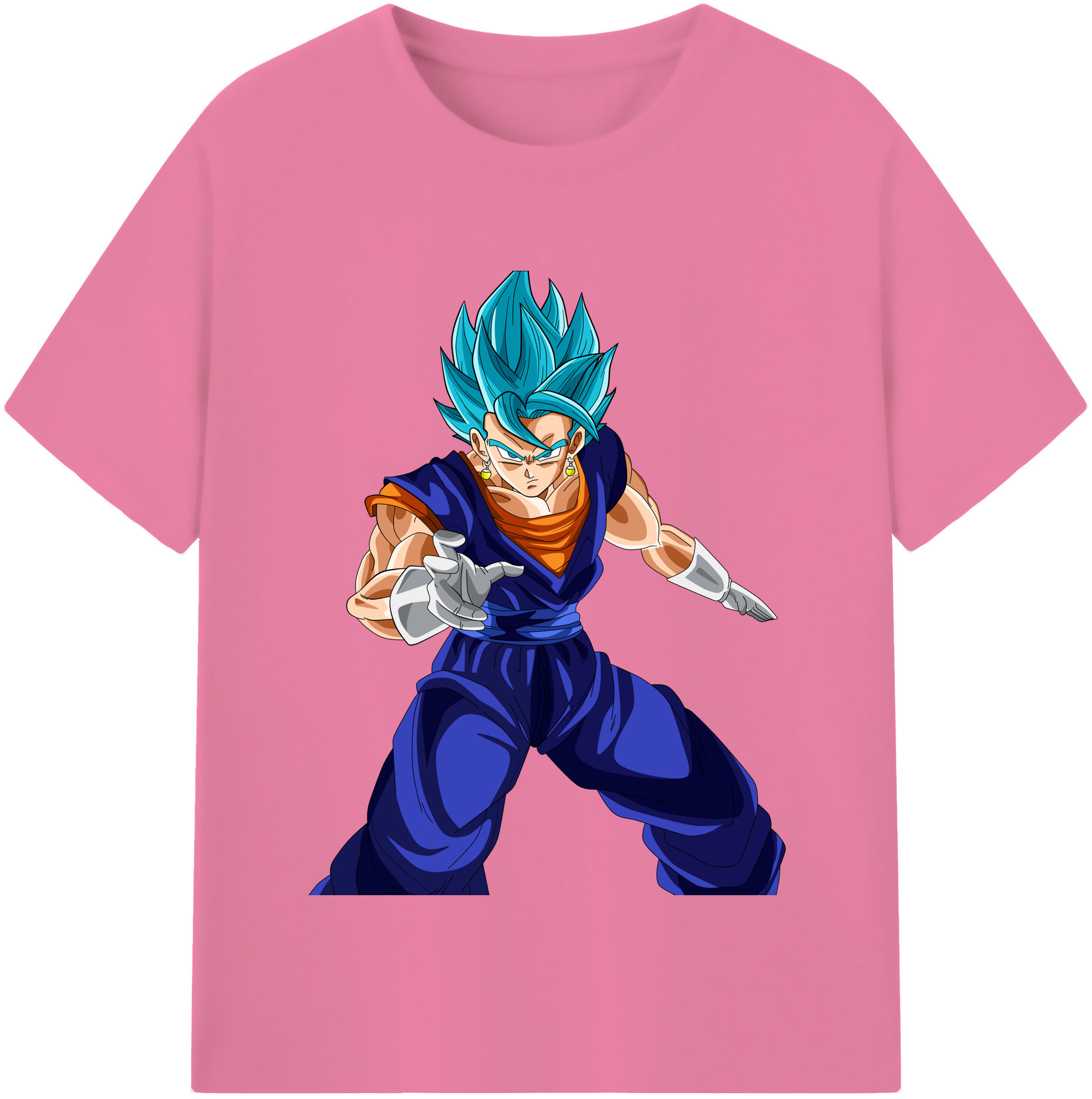 （画像用） ドラゴンボール ベジット DRAGON BALL Vegetto 綿100％半袖Tシャツ（フロントプリント）